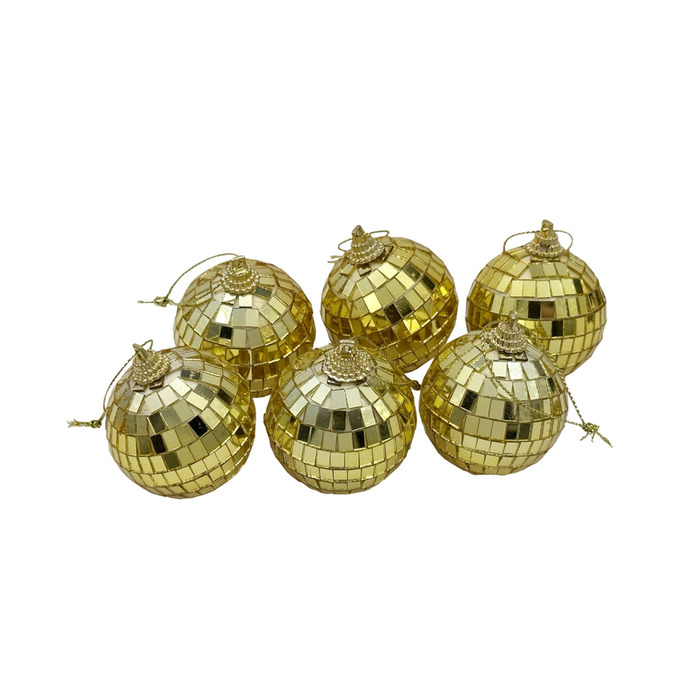 Discokula Guld Ø5 cm 6-pack